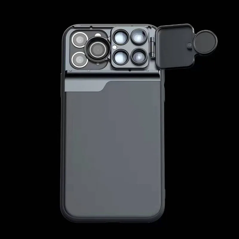 

Mobile Phone Lens For iPhone 11 Pro Max Wide Angle Macro Fisheye Portrait Telephoto CPL Filter Len phone Case For iPhone 11