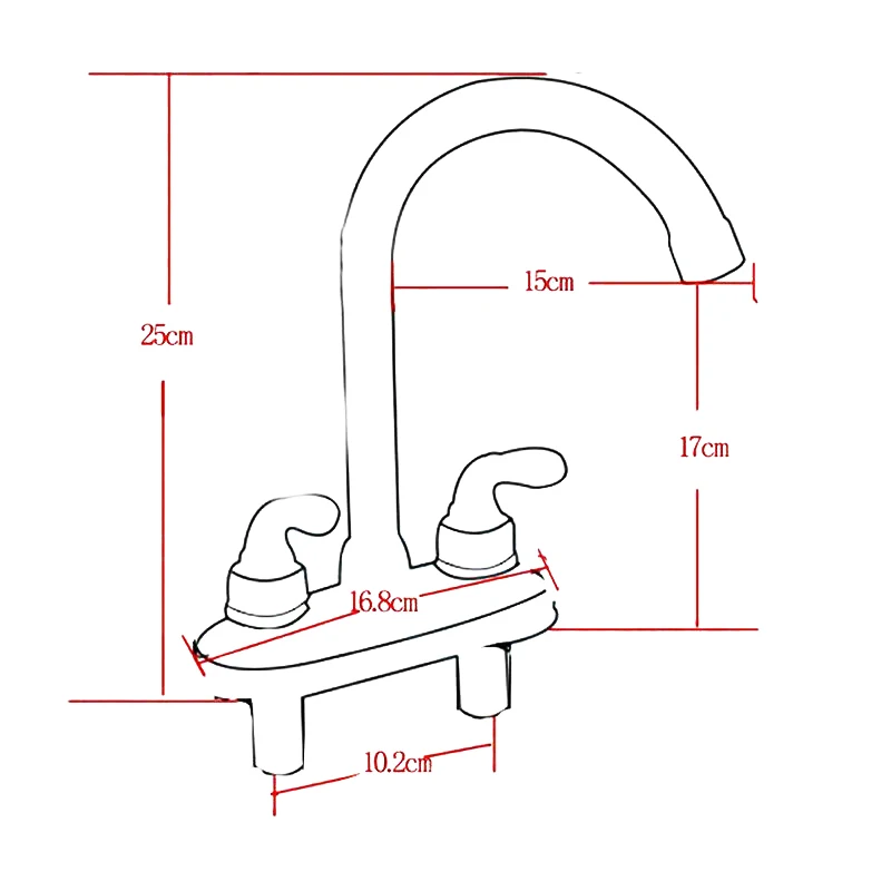 Kitchen Double Hole Basin Sink Uplift Pull Faucet Spray Hot Cold Water Mixer Tap