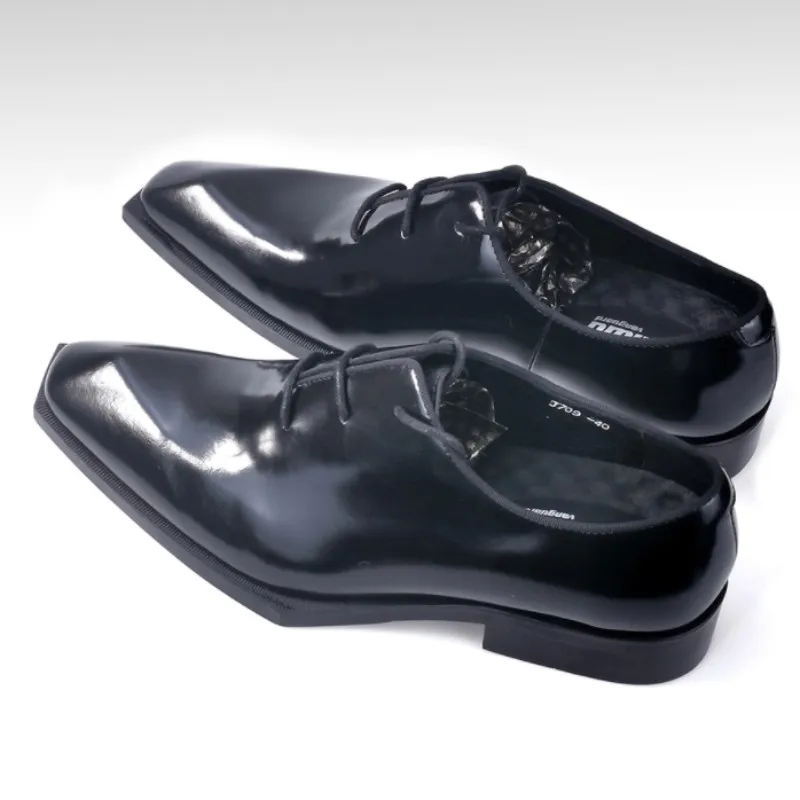 HEEZ Mens Scarpe da Vestito, Scarpe Oxford in Pelle Italia