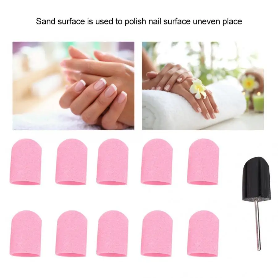 Sanding Ring Cap Nail Art Sanding Band Nail Polishing Grinding Head Sanding Ring Cap 16 x 25mm