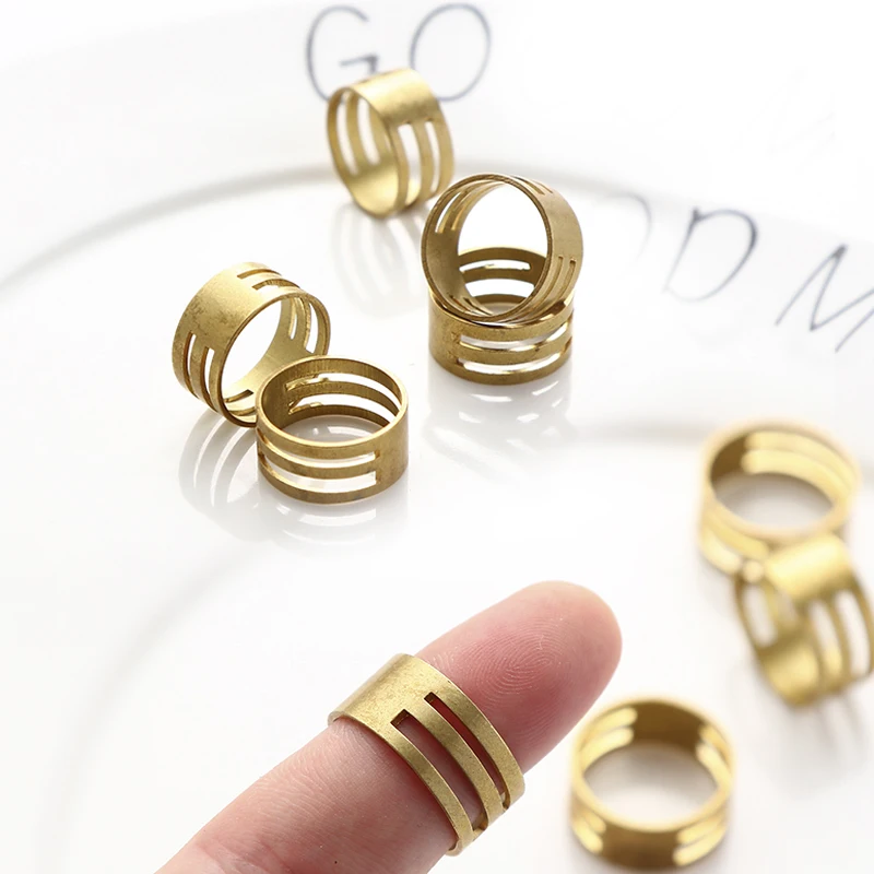 Brass Jump Ring Open Ring Tools For Jewelry Making Accessories DIY Craft Circle Bead Pliers Closing Finger Rings Tools Findings