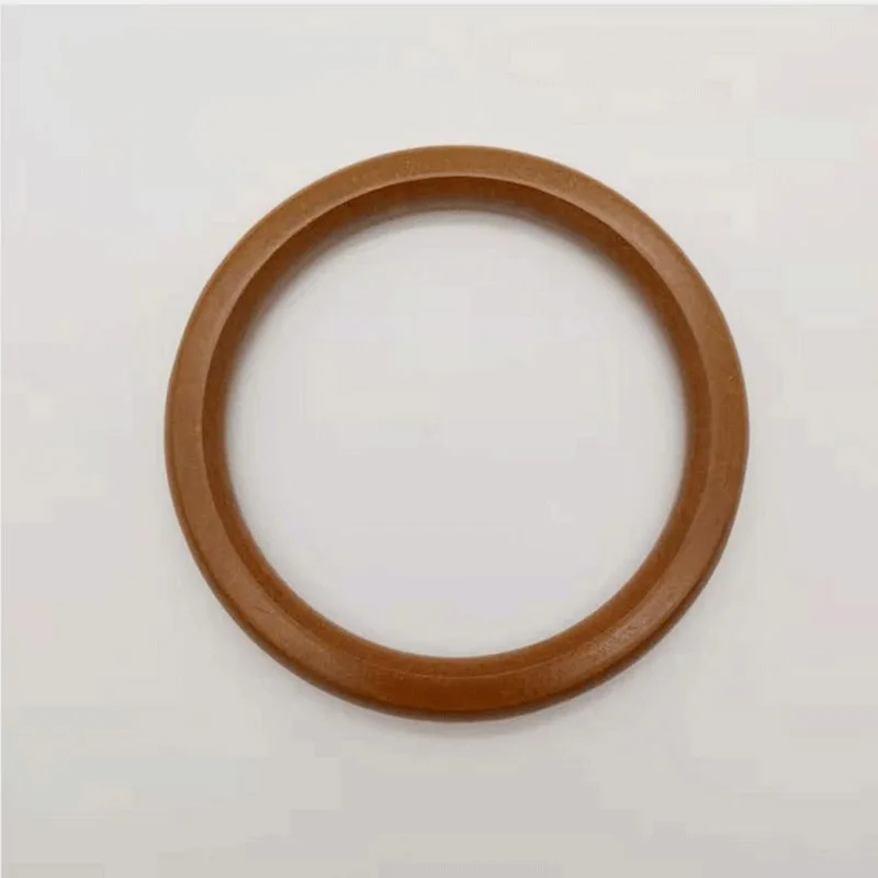 

New 1pc Wooden Handle Replacement DIY Handbag Purse Frame Bag Accessories New Fashion Style Wooden Bag Frame Round Handle