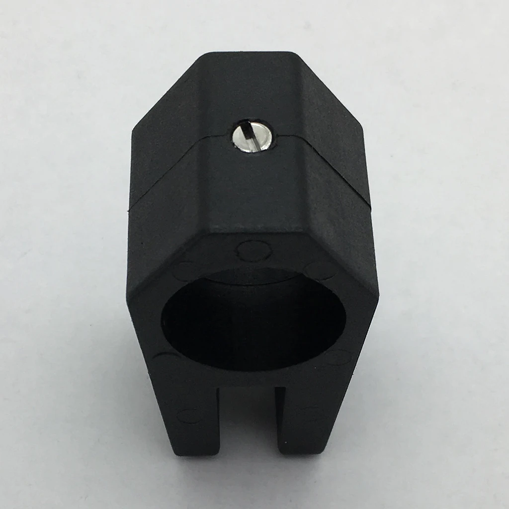 Boat Jaw Slide Hinged Frame Hinge Rail Mount Nylon with Bolt 1/4' Black