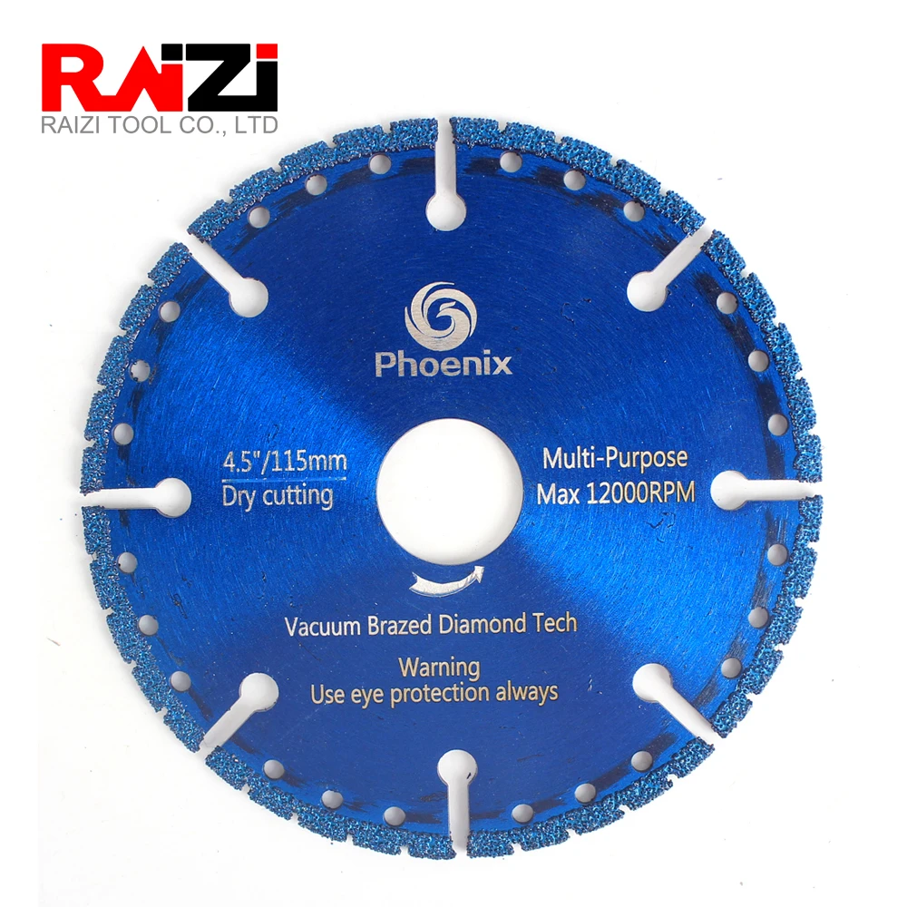 Vacuum Brazed Diamond Saw Blade Multi Purpose Cast Iron Steel Plastic Stone Cutting Dis (2)