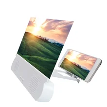 Настольный увеличитель для экрана телефона 10 дюймов усилитель видео с Bluetooth динамик Портативный HD Проекционный держатель Универсальный фильм