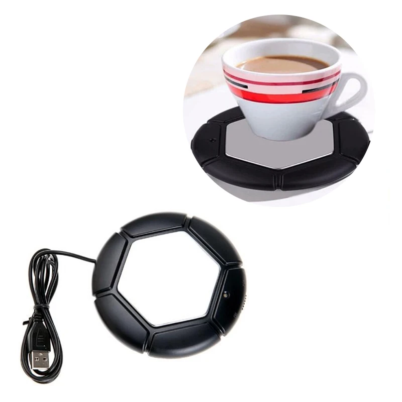 Горячая Распродажа 220-240 В чашка с USB Подставка-нагреватель для Кружки Coaster Чай Кофе напитки грелка для дома офиса USB Кружка грелка чашка нагреватель