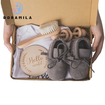 

Baby Bath Toy Set Lion Rattle Double Sided Cotton Blanket Crochet Toys Newborn Photography Props Birth Gift Product With Box