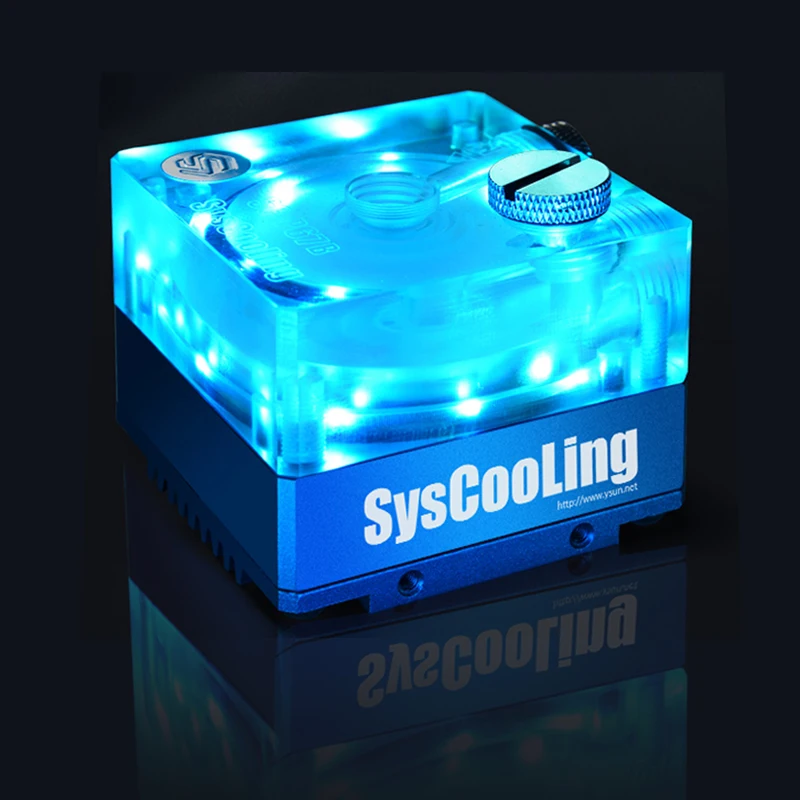 Водяной насос syssoling P67B водяной RGB версии 500л/ч для системы Жидкого охлаждения