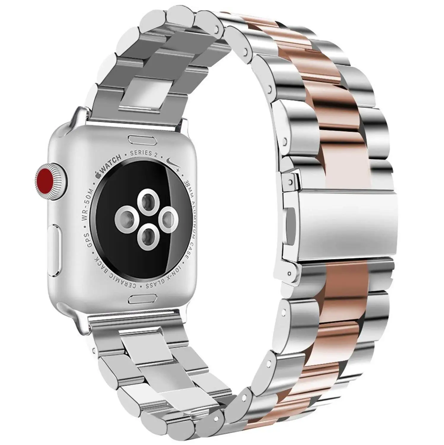 Ремешок из нержавеющей стали для apple watch 44 мм 40 мм 38 мм 42 мм ...