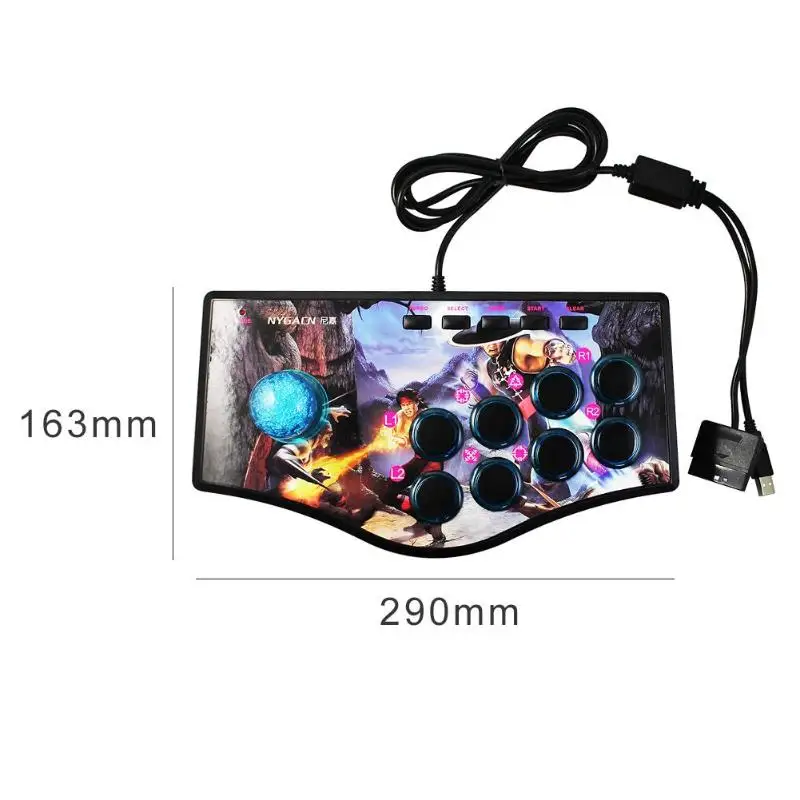 USB PS2 проводной игровой разъем многофункциональный 8 клавиш игры Рокер Джойстик поддержка дропшиппинг