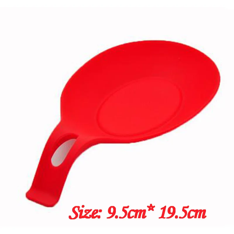 Red Spoon mat 1 шт./лот, пресс для чеснока из нержавеющей стали, ручная чесночная мясорубка, инструменты для чеснока, кухонные принадлежности, гаджеты, кривые прессы, фруктовые инструменты - Цвет: Red Spoon mat