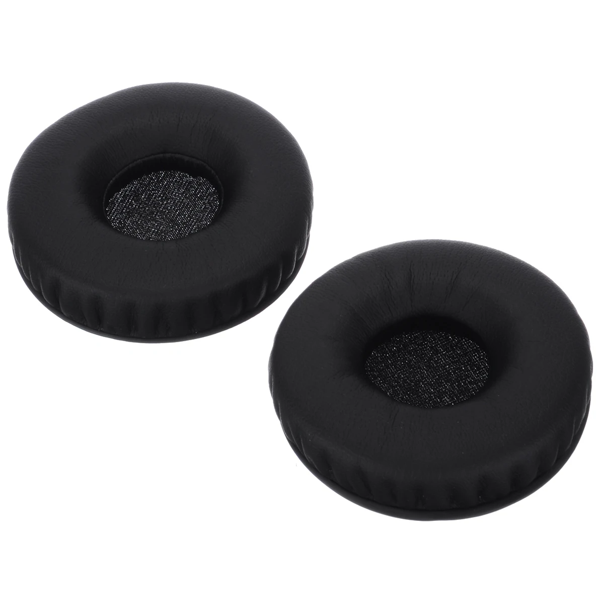 1 Pair Black Replacement Ear Pads Headphones Pads Leather Foam Cover Repair Earpads Fit For AKG N60NC Headphones