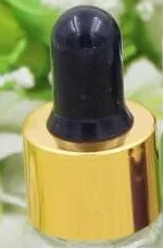 gold black 6 шт./лот, 100 мл, 50 мл, 30 мл, 20 мл, 15 мл, 10 мл, 5 мл, флакон-капельница из янтарного стекла для эфирного масла, флаконы для эфирных капель, косметические контейнеры - Цвет: gold black