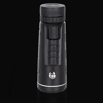 

40X60 High Power Monocular Telescope HD Dual Focus Scope Monocular +Tripod+ Clip+Compass SAL99