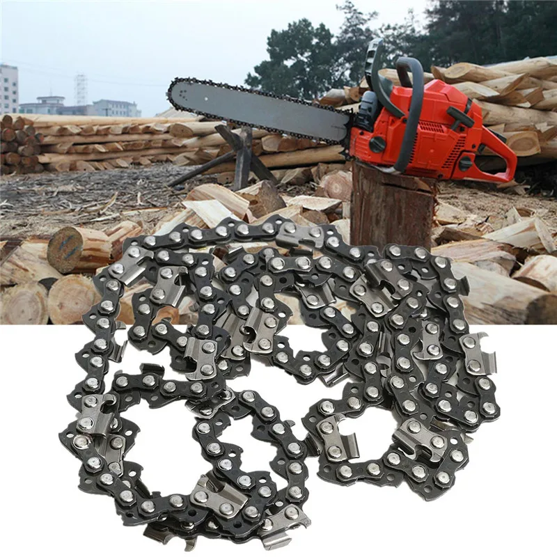

1Pc 72 Link Chainsaw Saw Chain Metal Fits For Chinese Import 4500 & 5200 Etc For Use On Portable Chain Saw Mills Surface Smooth