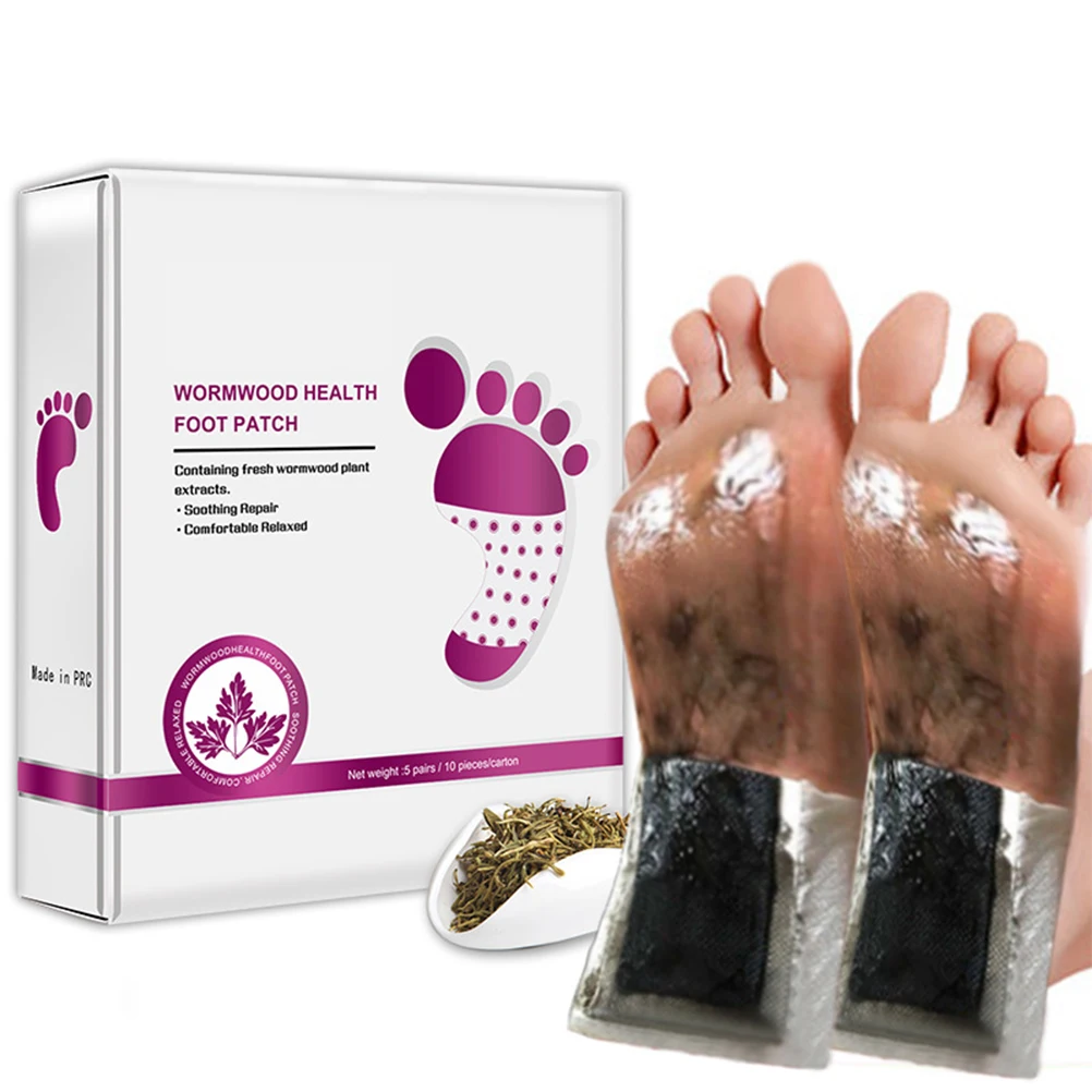 1 Box Of Wormwood Body Detox Foot Foot Pad To Improve Sleep Quality