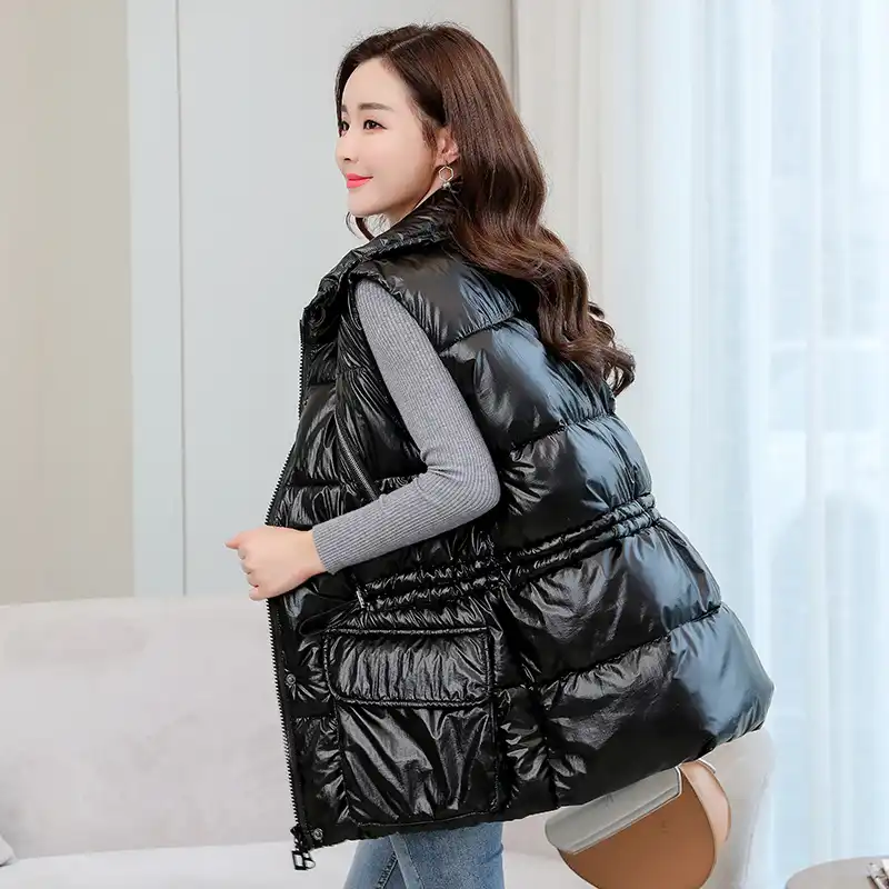 Grande Taille Femmes Hiver Sans Manches Manteaux Gilet Sans Manches En Vrac Grande Taille Femmes Gilet 2020 Coton Sans Manches Veste Femme Gilet Aliexpress
