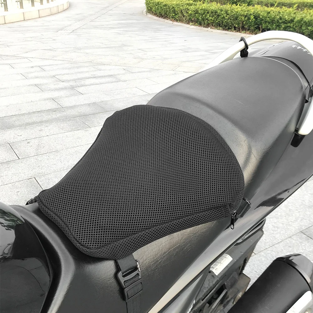 

2019 Motorcycle Cool Seat Cover Seat Protector Cushion 3D Mesh Cushion Cover Sunscreen Mat L XL Air Pad Motorcycle Seat Cushion