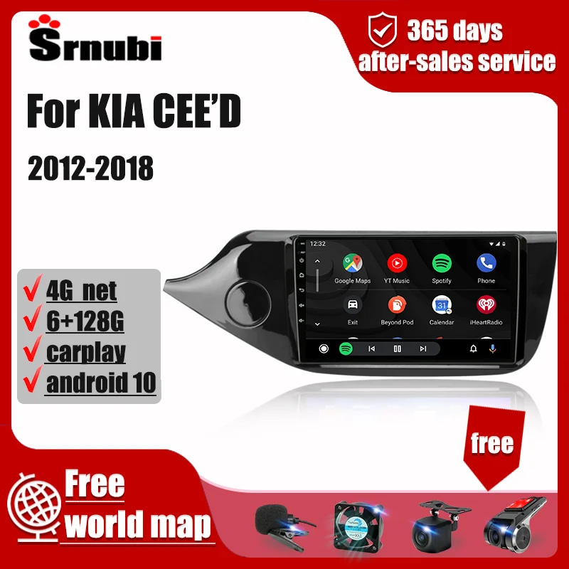 Автомагнитола для KIA Cee ɽ JD 2012-2018 Android 2din навигация Bluetooth мультимедийный видео