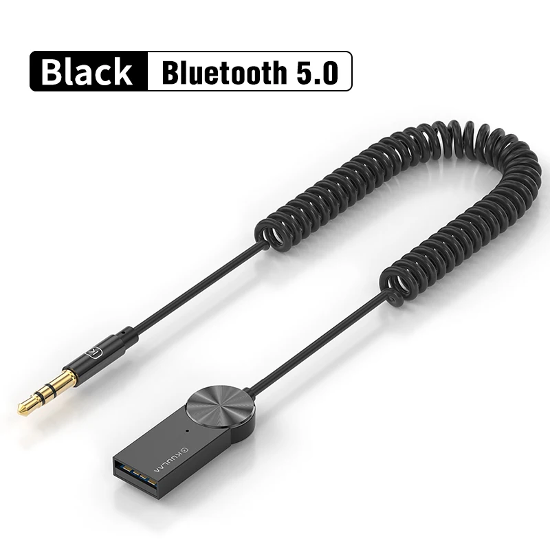 KUULAA-receptor de Audio Bluetooth 3,5, adaptador de Cable Compatible con todos los dispositivos Bluetooth 5,0, novedad