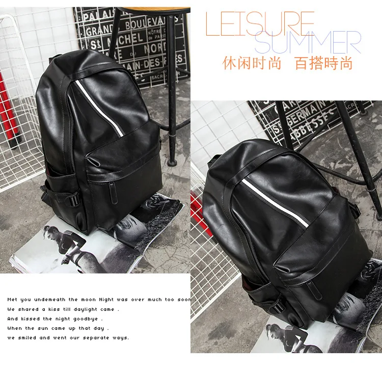 New casual backpack fashion sports travel computer men's backpack Korean student backpack tide