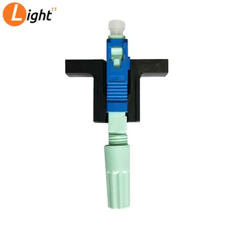 

Best Price 100 PCS SC UPC Fast Connector Single-Mode Connector FTTH Tool Cold Connector Tool Fiber Optic Fast Connnector