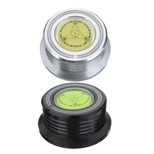 2 шт. 3 в 1 металлический пластинчатый зажим Lp Дисковый стабилизатор поворотный стол для виниловой пластинки Виниловый проигрыватель Вибрационный сбалансированный-черный и серебристый