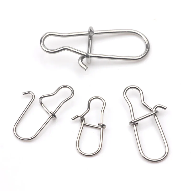 Rompin 100 шт. 000 5 # рыболовные Симпатичные крючки с защелкой 304 рыболовный цилиндр из