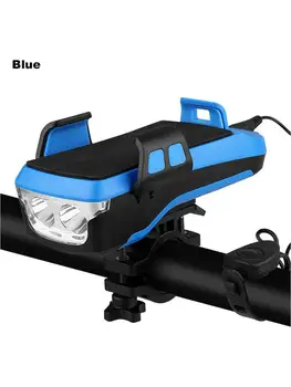 

Multifunction Cycling Headlight Bike Light USB Charging Bicycle Headlight With 3 Lighting Modes Mobile Phone Holder Taillight