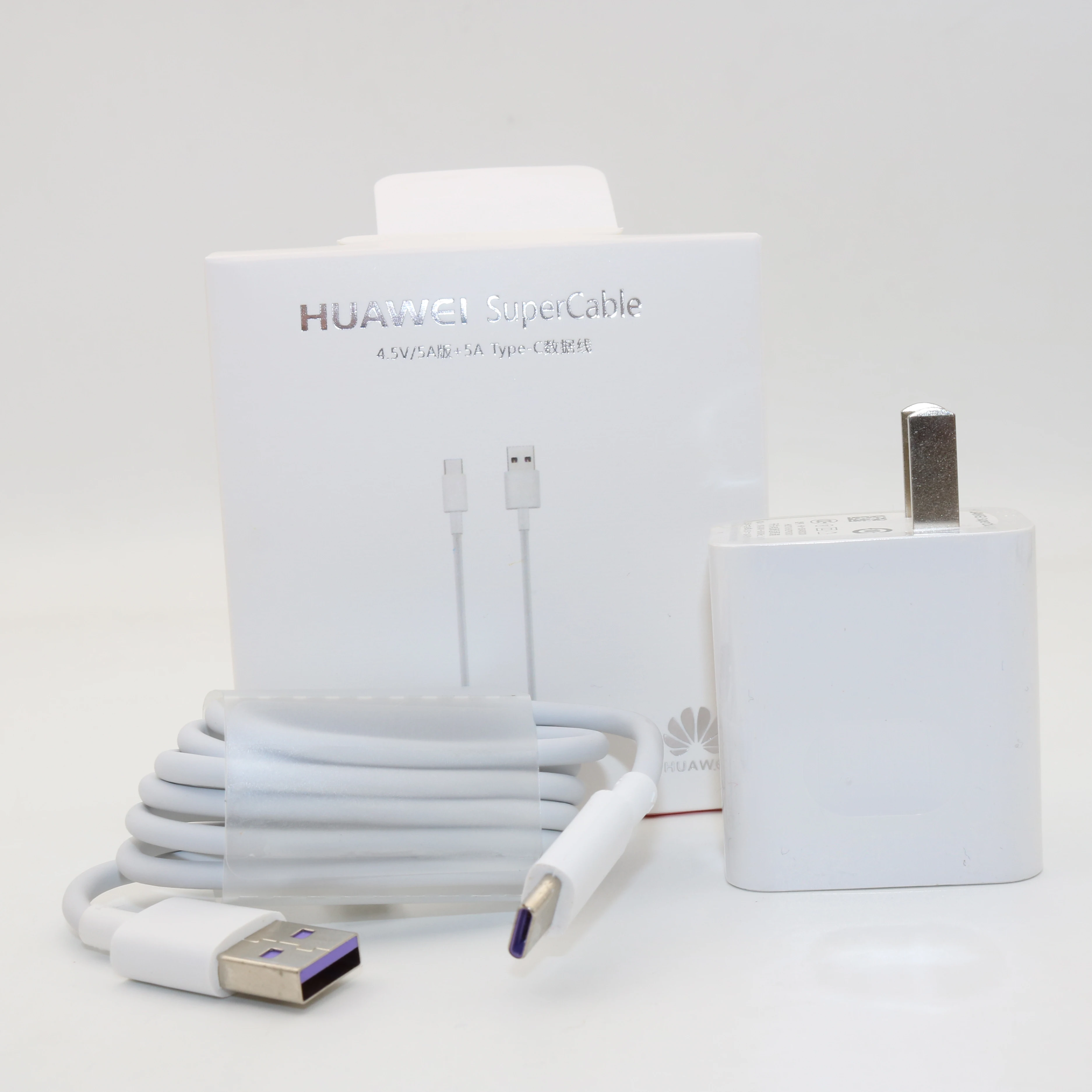 huawei mate 9 10 20 P10 Plus P20 Pro Honor V10 Supercharge быстрое супер зарядное устройство 4.5V5A type-C USB 3,0 type C кабель
