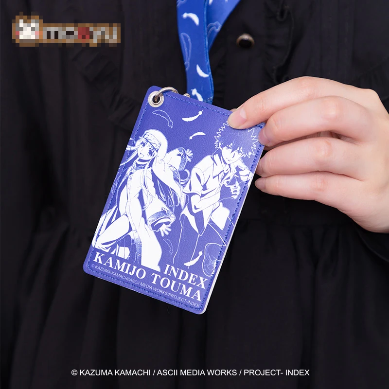 Аниме Toaru Majutsu no Index Kamijou Touma держатель для карт PU автобусный пропуск визитная