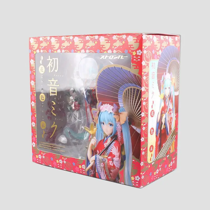 NEW hot 23cm Hatsune Miku kimono Action figure toys doll collection Christmas gift with box (7)