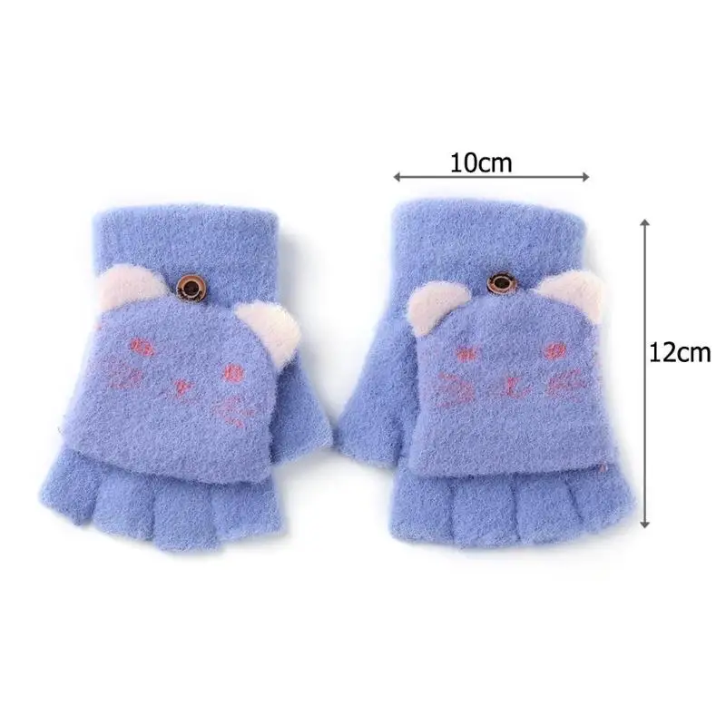 Baby Gloves Kids Mittens Baby Accessories Glove Toddler Thicken Patchwork Hot Baby Winter Warm Gloves