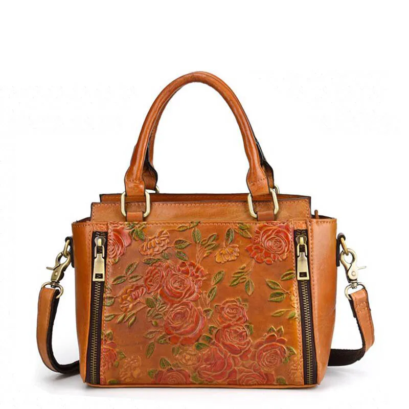 

Genuine Leather women bags for women 2019 winter new retro shoulder bag fashion casual leather handbag