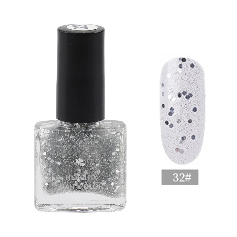 32 QUNQC Nail Polish 37 Colors Gray Red Green Series Nail Polish 6ml Quick Dry Eco-friendly Hybrid Varnishes Polish Nail Art - Цвет: 32
