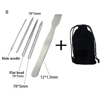 

Stainless Steel Stitching Needles With Paracord Smoothing Tool Perfect For Paracord Bracelet And Leather Weaving