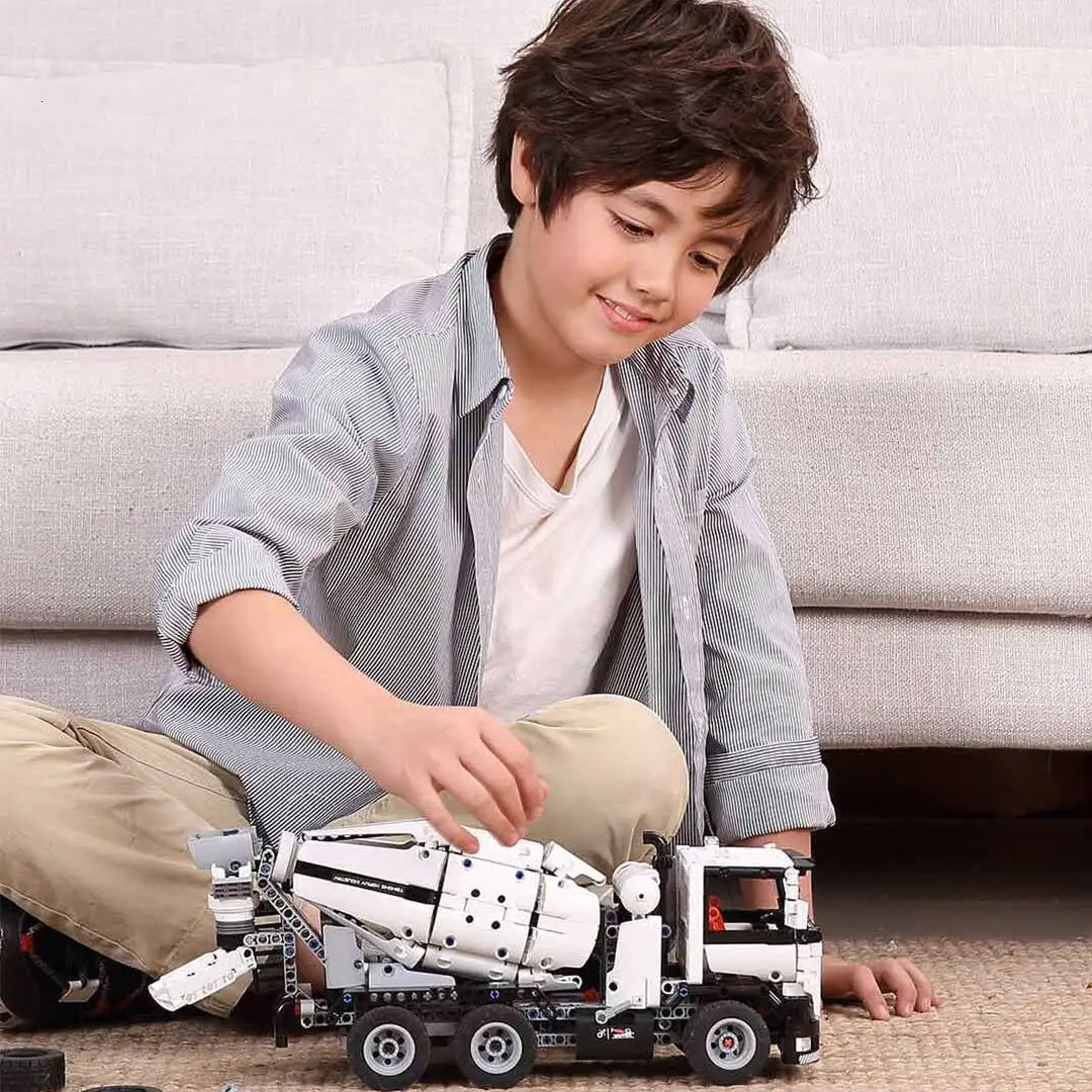 New Xiaomi Smart Engineering Mixer Engineering Stir Vehicle High Simulation Xiomi Mihome Educationa