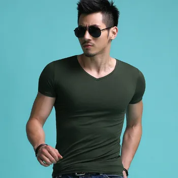 

3836-Summer short-sleeved bottoming shirt on clothes