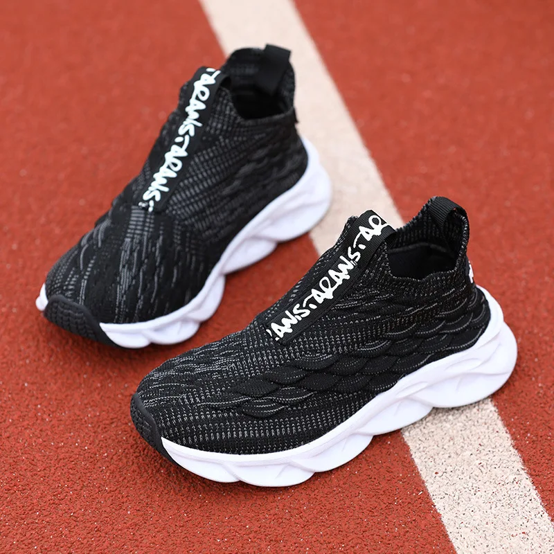 

2019 Autumn New Style BOY'S Korean-style Trend Fly Woven Punched Sheet Surface Athletic Shoes Men's Casual Comfortable Trendy Sh