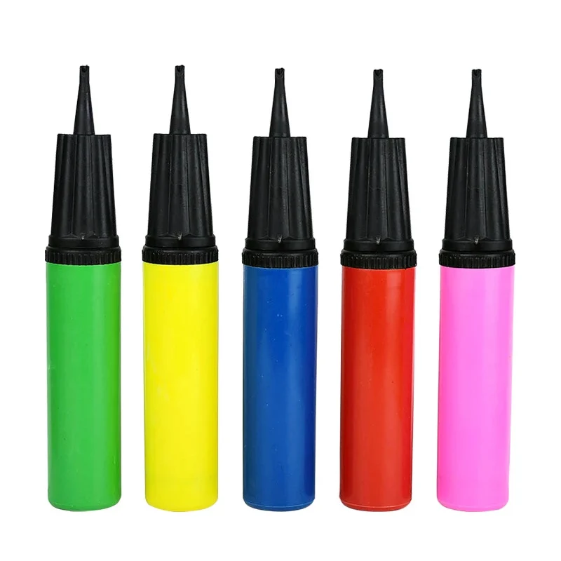 Balloon Pump Latex Balloon Accessories Balloon Chain Arch Hand Push Inflator Air Pump Wedding Birthday Party Decoration Supplies