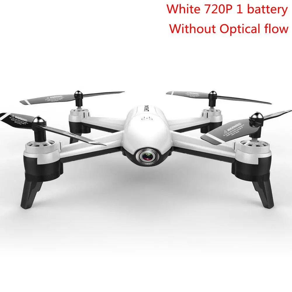 white 720P SG106 Радиоуправляемый Дрон оптический поток 1080P 720P 4K широкоугольный HD Двойная камера в реальном времени воздушная видео Радиоуправляемый квадрокоптер позиционирование самолета - Цвет: white 720P