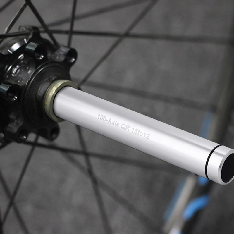cheap MTB bike Adapter Bicycle Accessories Parts Aluminum Alloy Thru Axle 15mm to 12mm Road Bike