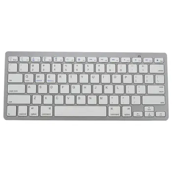 

1 Piece Ultra-slim Wireless Keyboard Bluetooth 3.0 For IPad/iPhone Series/Mac Book/Samsung Phones/PC Computer White