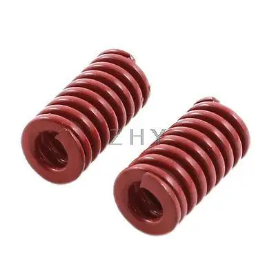 

2Pcs Med Load Red Spiral Stamping Compression Die Spring 10x20mm