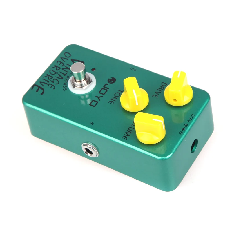 JOYO JF-01 педаль электрогитарного эффекта True Bypass дизайн Винтажный овердрайв для гитары педаль эффектов с материалом из алюминиевого сплава