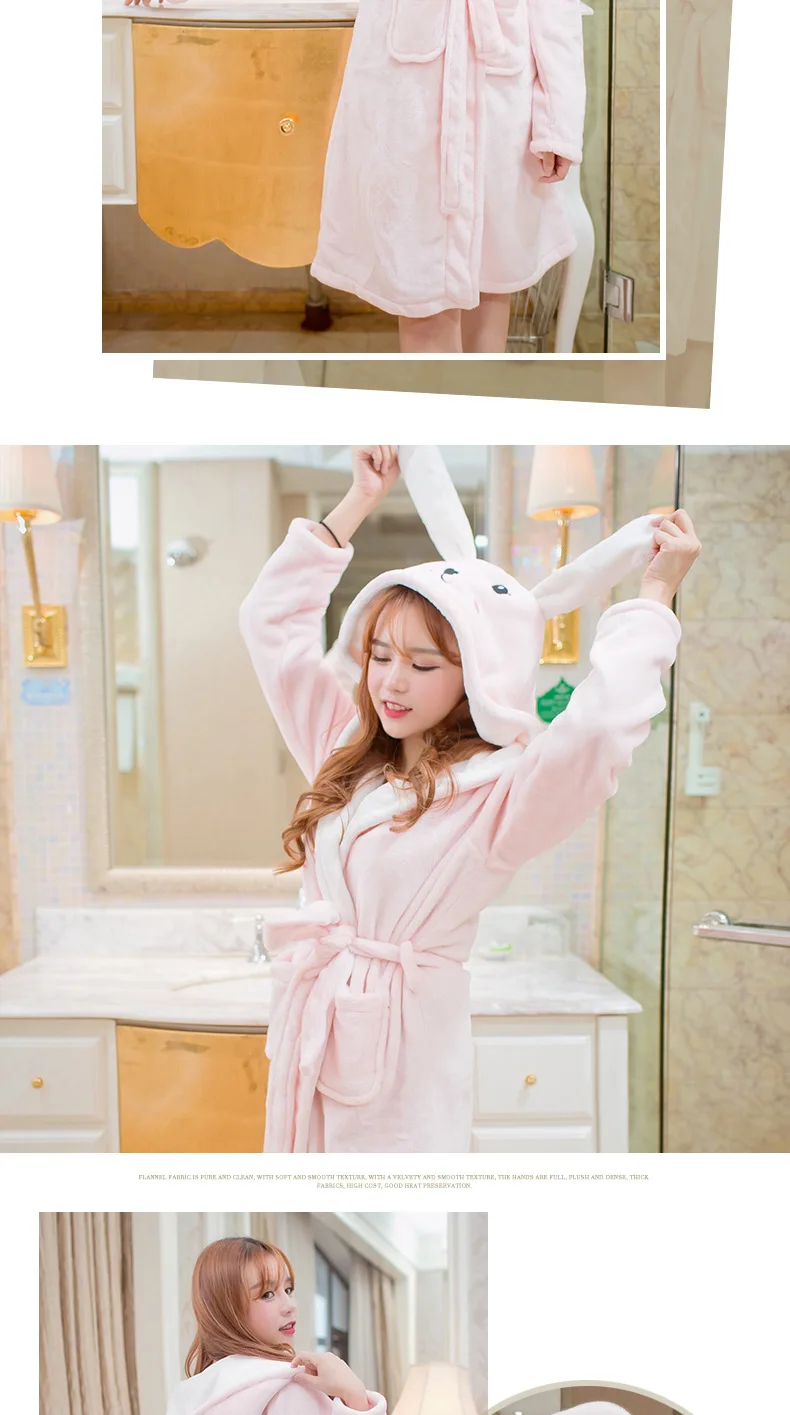 Women Winter Extra Long Thick Grid Flannel Bath Robe Soft Peignoir Sexy Warm Dressing Gown Bathrobe Bridesmaid Wedding Robes