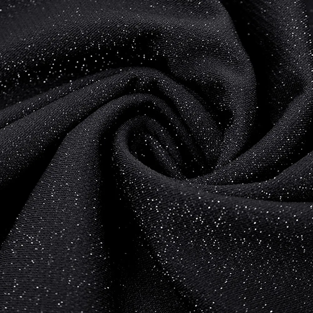 Sexy Women Summer Short Sleeved V- Neck Sequin Split Dress Fashion Ladies Bodycon Evening Party Maxi Dresses Clothes vestidos#G3