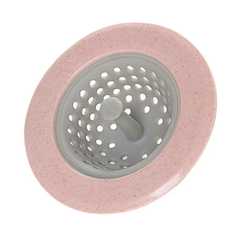 Pink Практичный Силиконовый Фильтр для раковины в ванной комнате, кухонный гаджет - Цвет: Pink