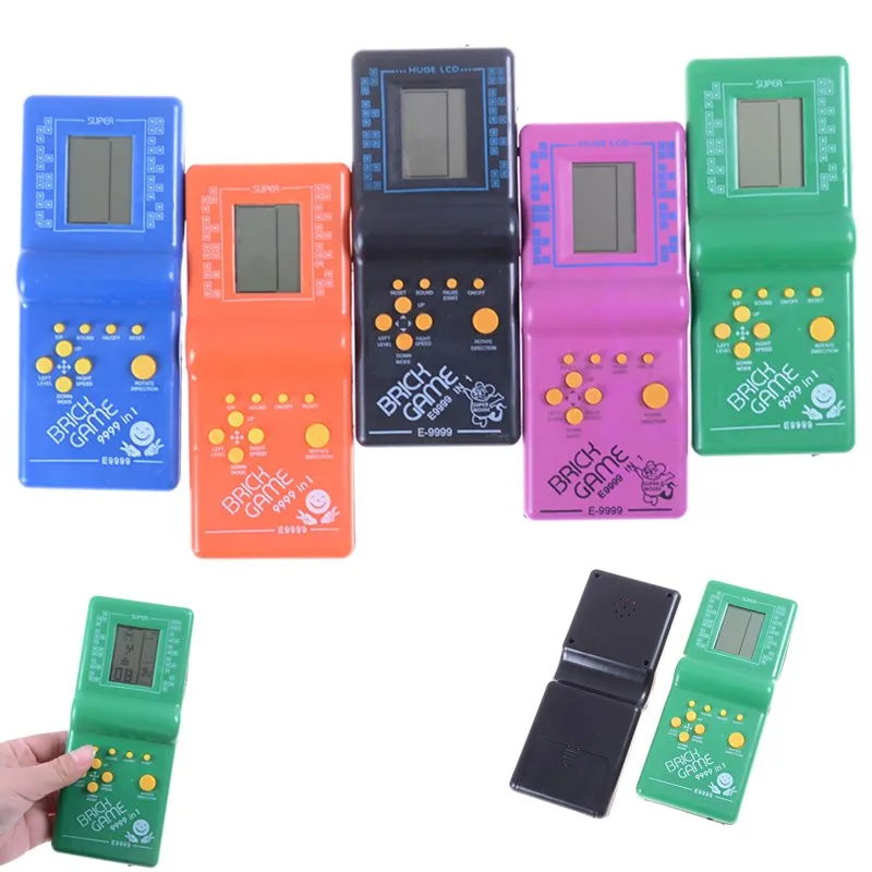 Новая классическая портативная игровая машина игра в кирпичи тетрис детская
