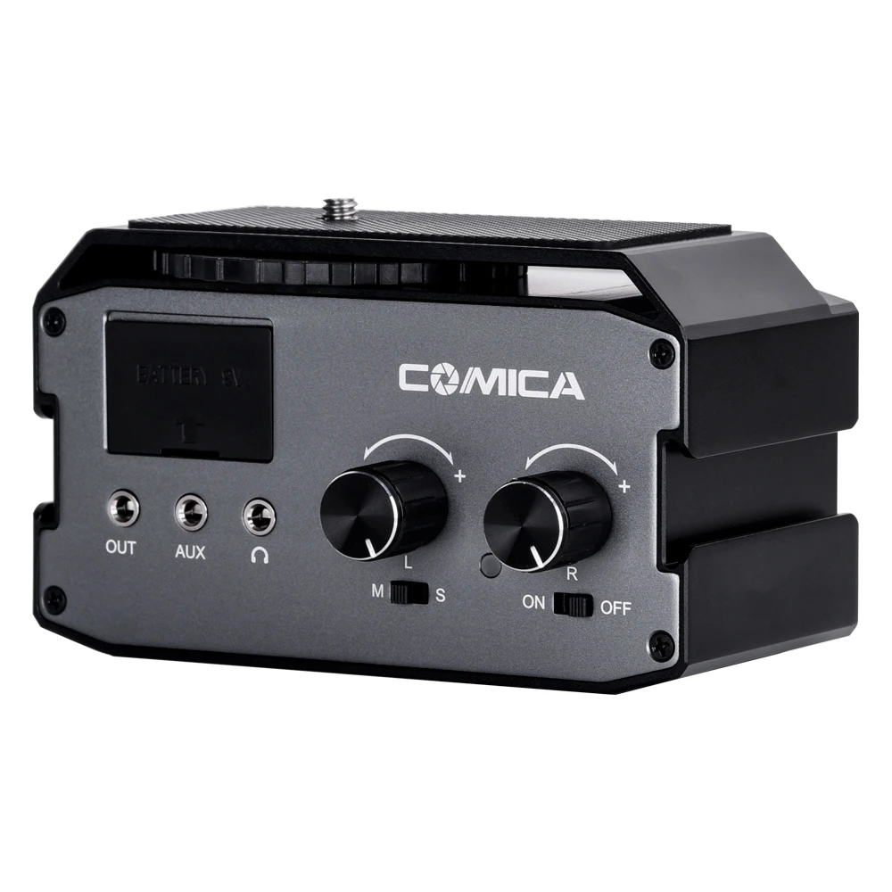 Comica AX3 XLR аудио адаптер смесителя предварительного усилителя двойной XLR/3 5 мм/6 35 мм